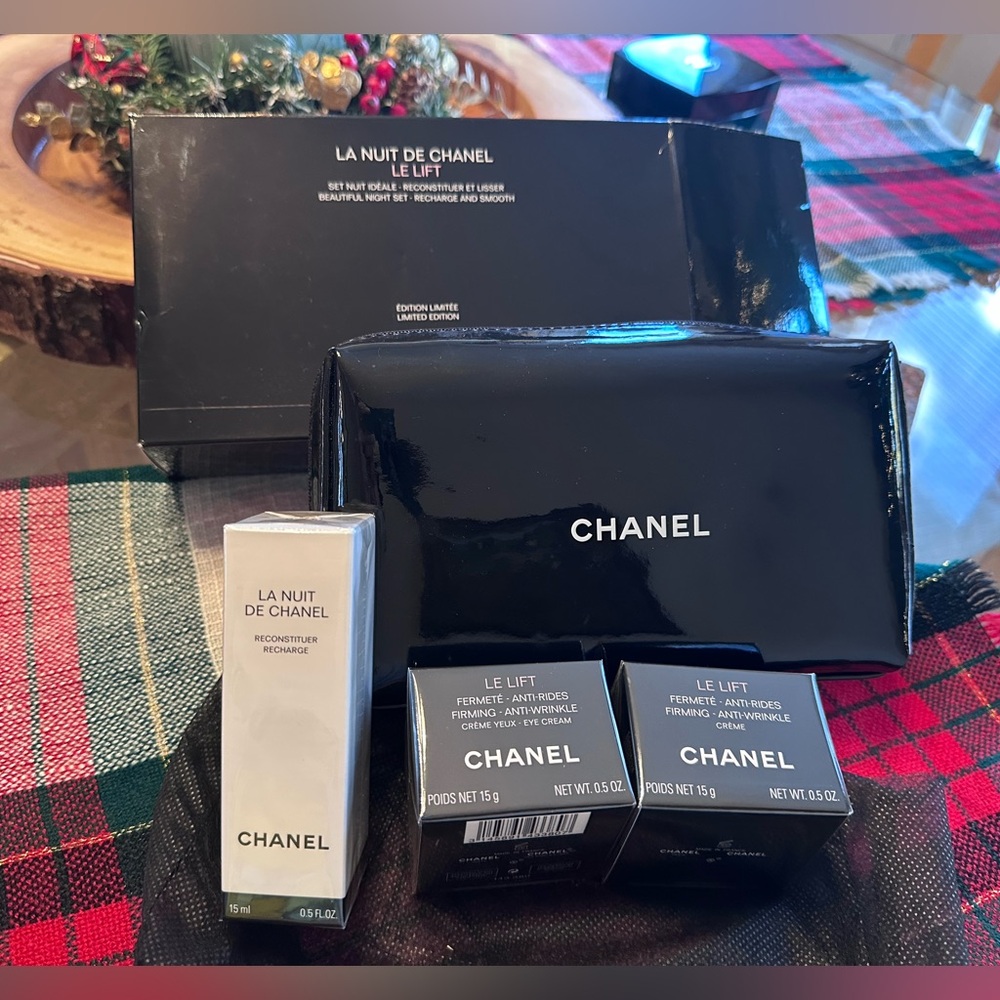 BRAND NEW CHANEL LE LIFT SKINCARE SET. LE LIFT EYE CREAM, FACE CREAM & SERUM.